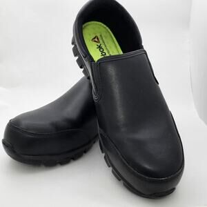 Reebok Sublite Slip-On Work Shoes Black Men’s Size 10W RB4036 Safety Toe